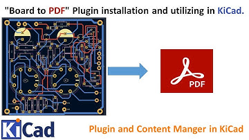 70  "Board to PDF" Plugin installation and utilizing in KiCad.