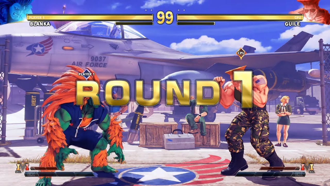 Blankka VS Guile - Street Fighter V