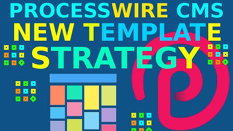 Processwire New Template File Strategy