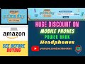 Amazon Prime Day Sale on 6 Aug & 7 Aug 2020 Huge Discount on Mobile Phone,Power Bank,Headphones etc.