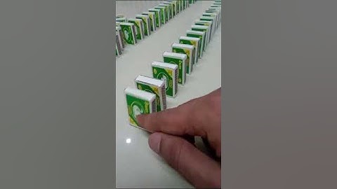 i build the matchbox domino part 147. #shorts #ooocratfs