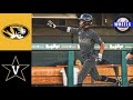 #4 Vanderbilt vs Missouri Highlights | 2022 College Baseball Highlights