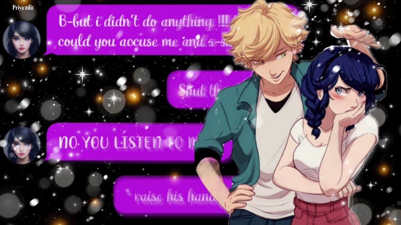 Miraculous texting story • When your Mafia husband raise his hand on you while arguing •{Priya edit}