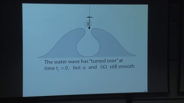 Charles Fefferman, Formation of singularities in fluid interfaces