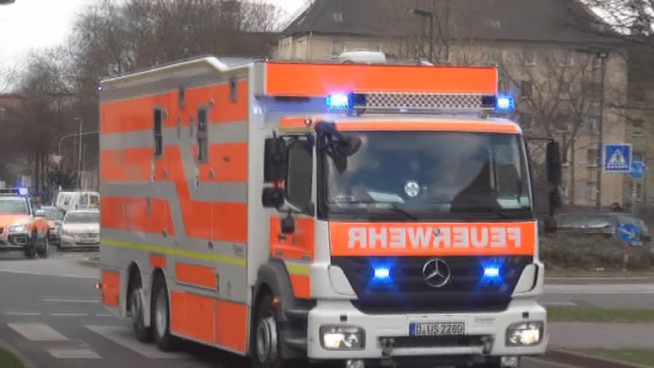 [AMOKLAUF IN DÜSSELDORF] - SELTENE EINSATZFAHRZEUGE AUF ALARMFAHRT