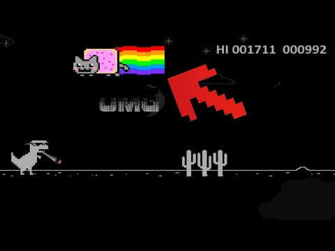 Dino T-Rex Run Game play|| Flying cat version🎮 - YouTube