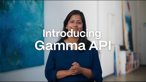 Gamma API is Live