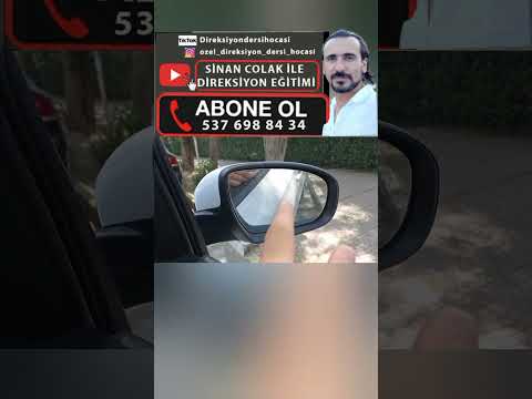 PARK ETME KALDIRIMA UZAK KALMA SORUNU, GÜVENLİ SÜRÜŞ TEKNİKLERİ, DİREKSİYON DERSİ SÜRÜCÜ EĞİTİMİ