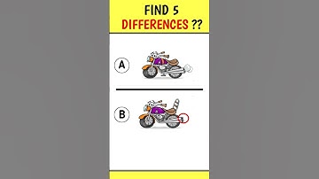 Find 5 Differences | Test Your Focus Power | Find Differences | #shorts #ytshorts #viral #trending