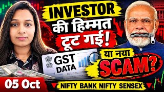 Nifty prediction and Bank Nifty analysis for Monday stock market for 05 Oct