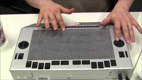Desktop tactile map system