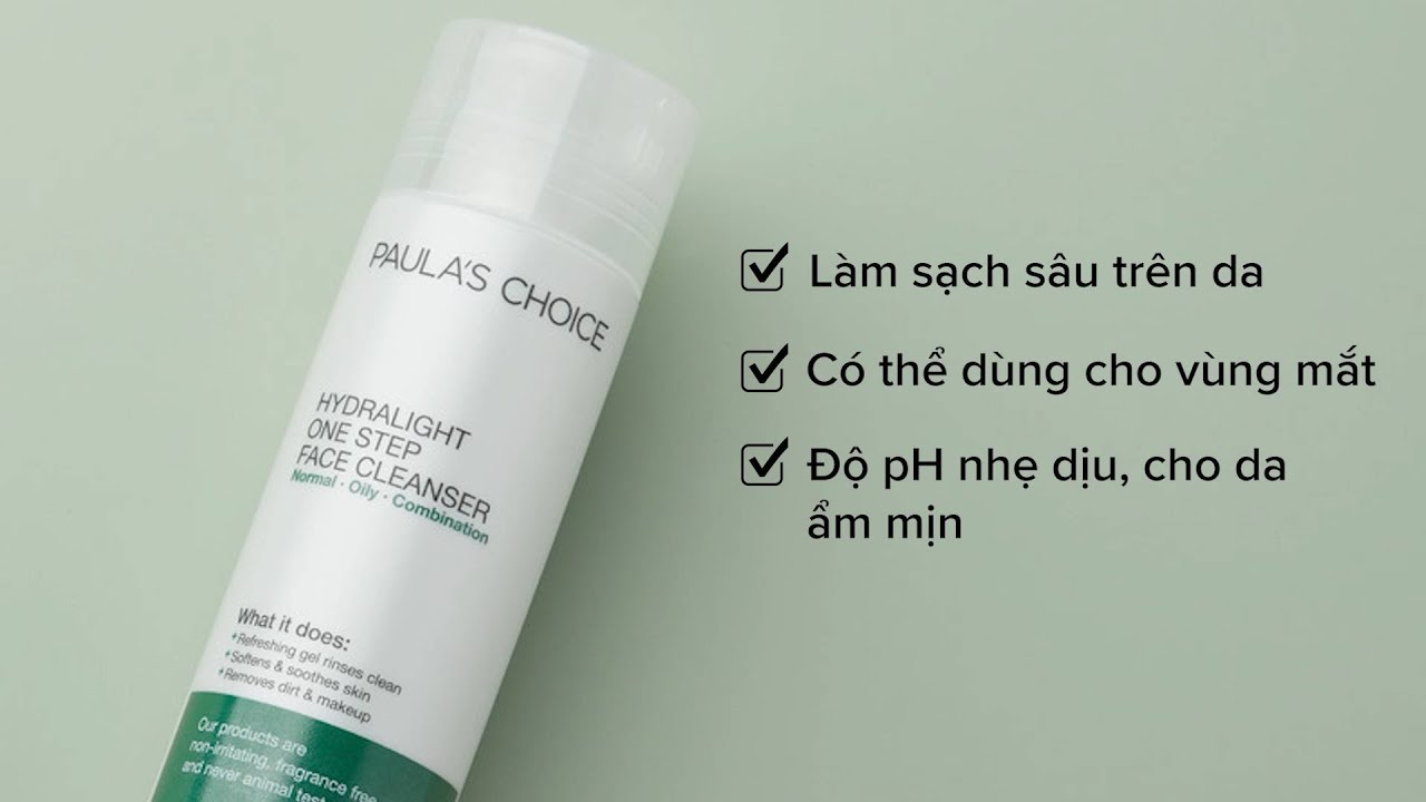 paula's choice hydralight one step face cleanser