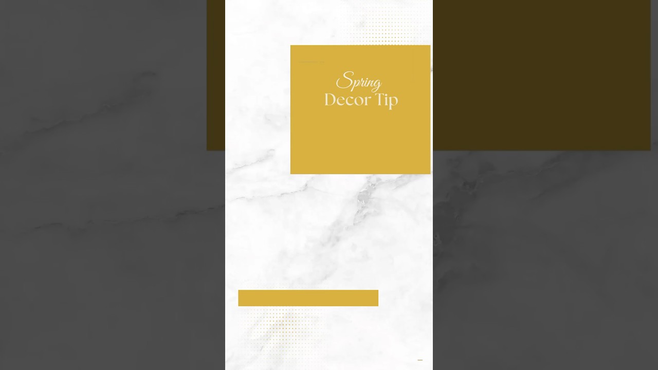 BEAUTIFUL SPRING DECORATING IDEA 🌸