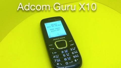 Adcom Guru X10 Mobile Phone