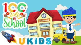 100 Days of School with Yoyo and Jiji Story | School Activities | Kids Story English | U-Kids