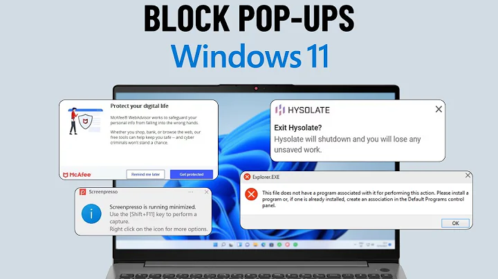 How to Permanently Block All Popups on Windows 11