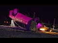 Vehicle pursuit ended in  vehicle rollover