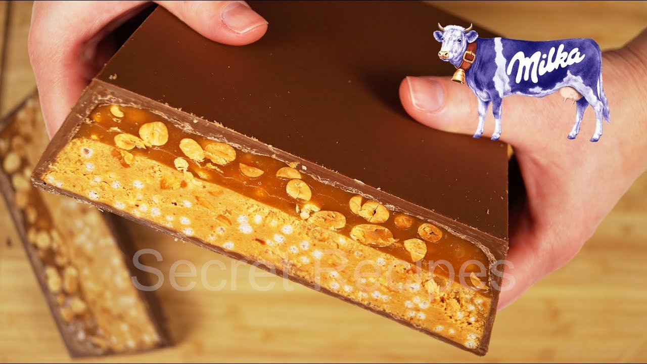 Огромная шоколадка Милка арахис карамель | Milka peanut caramel - YouTube