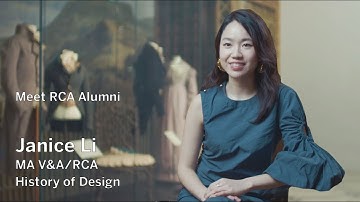 Meet RCA & V&A History of Design Alumni, Janice Li