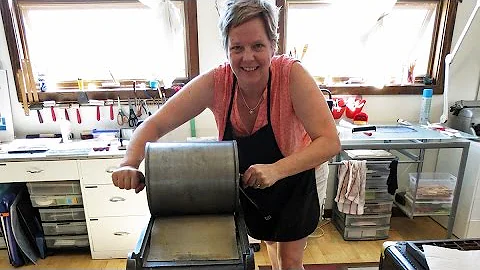 LINDA COTE- Creating with my Chandler Proofing Press
