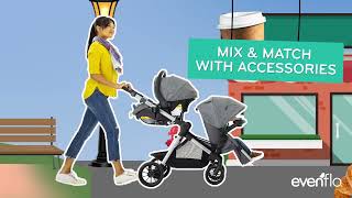 Evenflo Pivot Xpand Travel System Stroller - The Most Versatile Ride In The Neighborhood