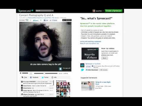 canon definicion Behind the Scenes Concert Photography Spreecast - Matisyahu