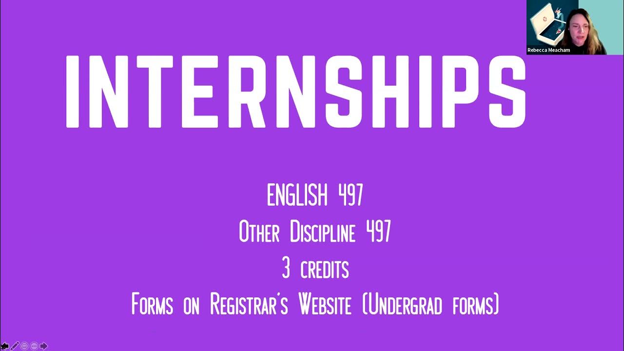 Internships for Writing and Applied Arts and English majors YouTube