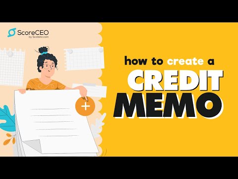 How to Create a Credit Memo in ScoreCEO | Step-by-Step - video from Scoreinc.com