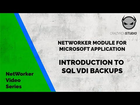 NMM - Introduction to SQL VDI based backups and Restore