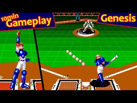Super Baseball 2020 ... (Sega Genesis) Gameplay