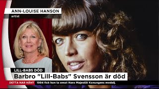 Ann-Louise Hanson om Lill-Babs - Nyheterna (TV4)