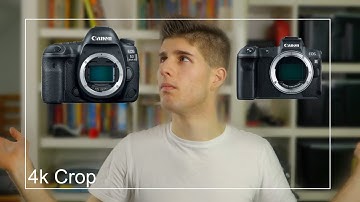 Why Do The Canon EOS R And Canon 5D IV Have A Crop In 4k??? | Why Canon Can