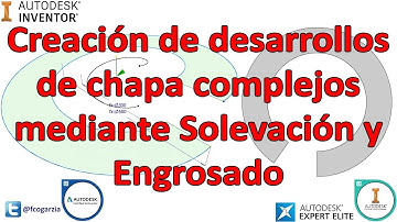 Autodesk Inventor | Desplegado de chapa revirada