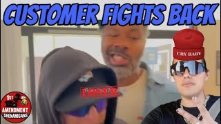 Post Office Showdown: Frauditor Gets Smacked, Friend Just Films