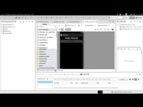 Eclipse ,Button és Toast üzenet a Hello World APP-hoz!(gyors)