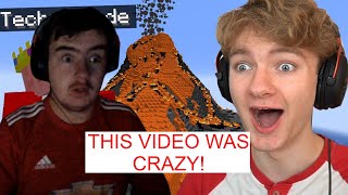 REACTING TO TommyInnit - 100 Minecraft YouTubers VS Natural Disasters!