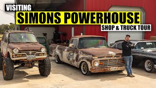 Visiting @SimonsPowerhouse Full Shop & Truck Tour!