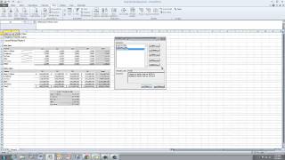 Using Scenario Manager in Excel 2010