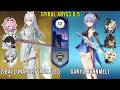C0 Zibai Lunarcrystallized and C1 Ganyu Burnmelt | Genshin Impact Abyss 6.5 Floor 12 9 Stars