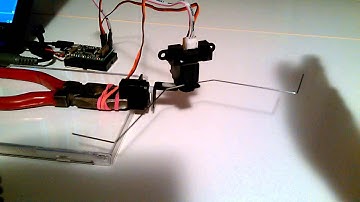 #5 MicroPython Robot, obstacle detection and first steps (in the air)