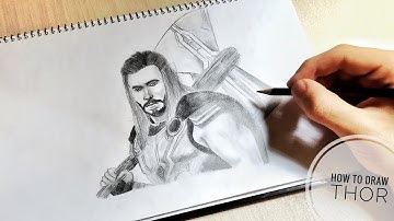 How to Draw Thor ? | Marvel Character |Drawing Thor (Love and Thunder) | Thor sketch| Dr.Drawing