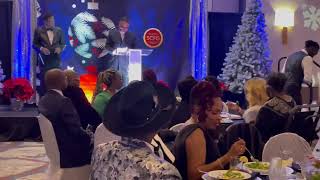 TBT - Lawyer Poe Delivers The Welcome At Sickle Cell Foundation of GA, Inc. s 2023 Black Tie Gala!