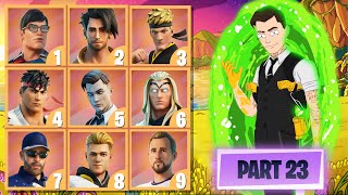 FORTNITE CHALLENGE PART #23 - GUESS THE SKIN BY THE RICK AND MORTY STYLE.