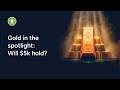Gold (XAU/USD): Safehaven flows favour Dollar – will $5k hold?