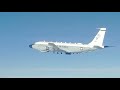 Сопровождение самолета-разведчика RC-135 ВВС США над акваторией Тихого океана