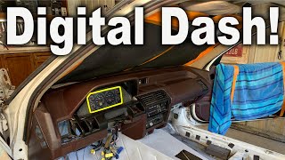 Old Car With Amazing Modern Digital Dash! V8 Swapped Honda