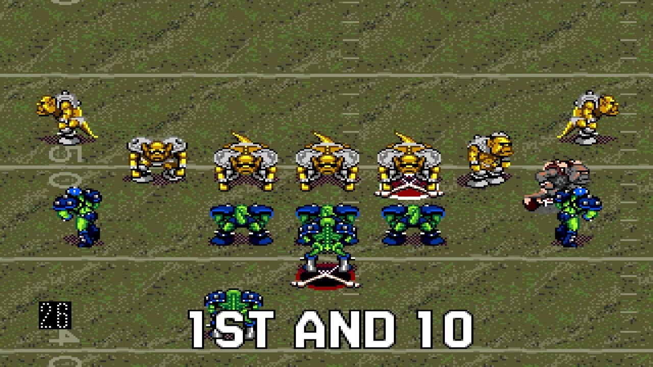 Jeu Vidéo Mutant League Football Pour Sega Megadrive (Genesis) - Version PAL, Très Bon état