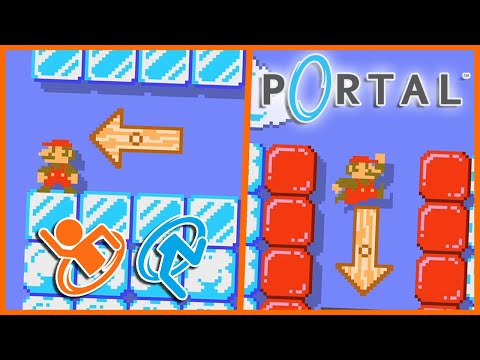 This Level Puts PORTAL In Mario Maker 2???