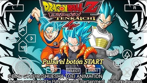 NEW DBZ TTT BUDOKAI TENKAICHI 4 MOD ISO PSP DOWNLOAD [Goku Vs Vegeta].....