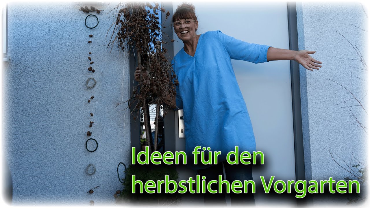 HINGUCKER vor der HAUSTÜRE ZAPFENBÄUME auch für die WINTERZEIT